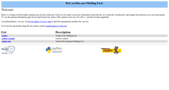 Desktop Screenshot of lists.scribus.info